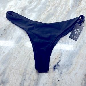 Releica Womens Black Bikini Bottom Size M